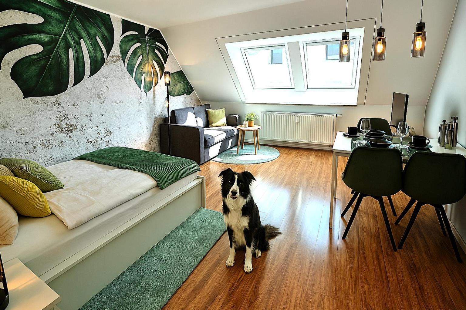 Homely Stay Serenity Greens - Stylisch Studio-Apartment With Kitchen - 10 Min To Central Station, Pet Friendly Мюнхен Экстерьер фото